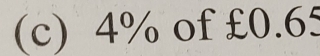 4% of £0.65