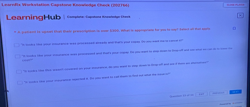 未開封品　face to ace  NEXT PAGE Solved: LearnRx Workstation Capstone Knowledge Check (202766