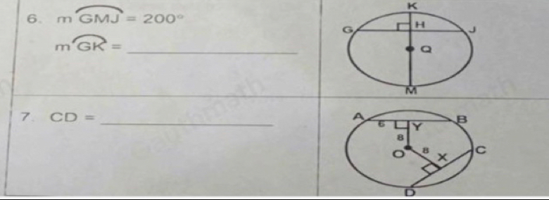 mwidehat GMJ=200° K
moverset frown GK= _ 
7. CD= _
D