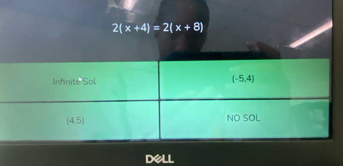 2(x+4)=2(x+8)
dell