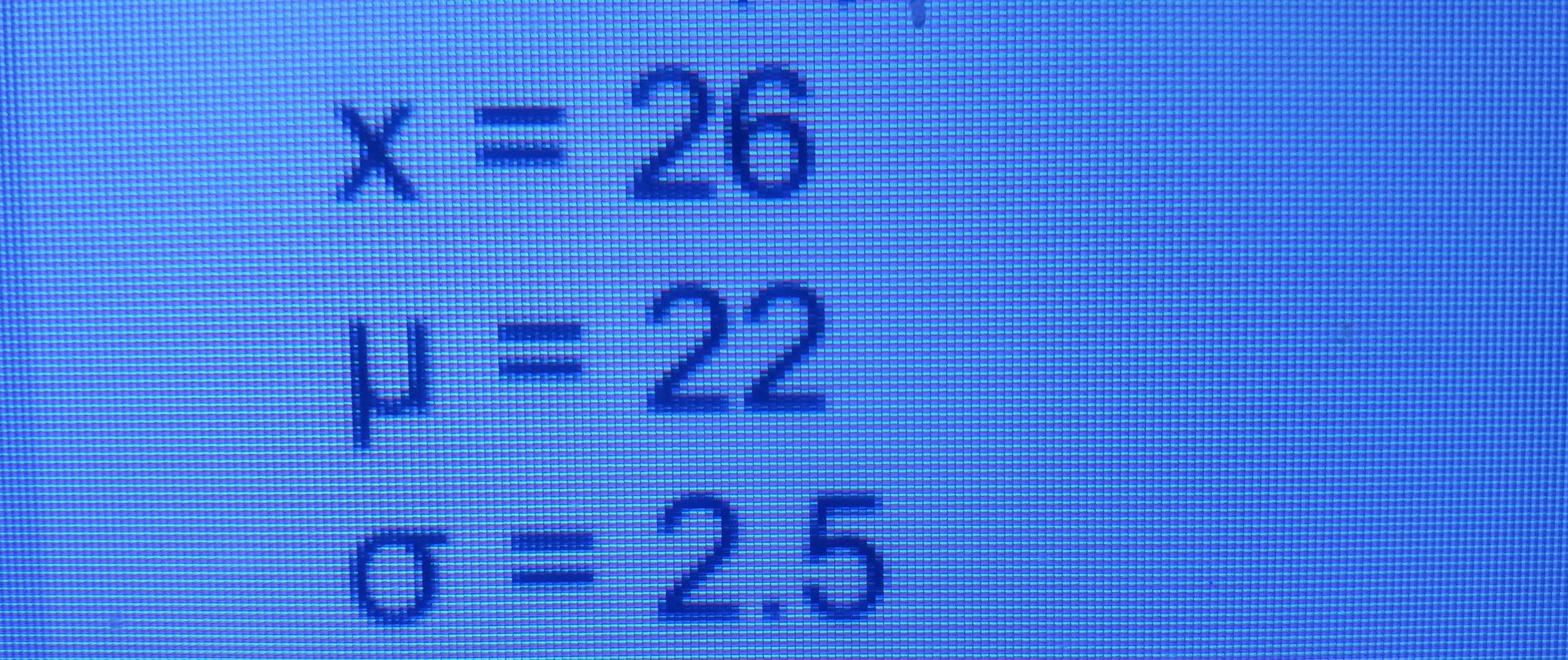 x=26
mu =22
sigma =2.5