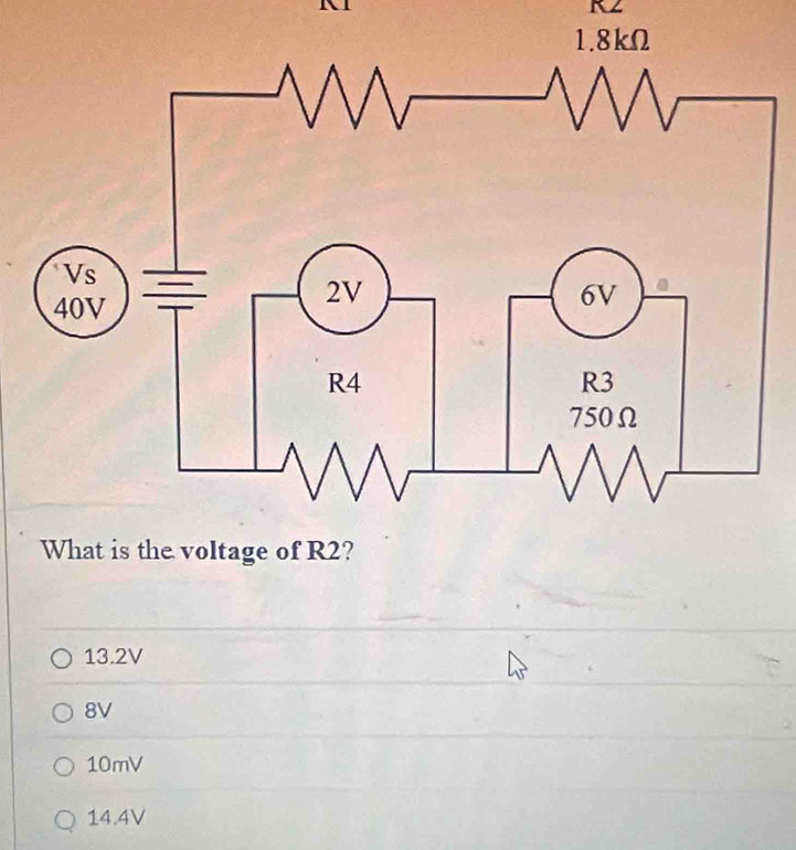 R2
13. 2V
8V
10mV
14.4V