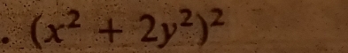 (x^2+2y^2)^2