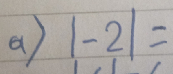 |-2|=