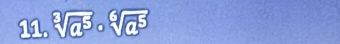 sqrt[3](a^5)· sqrt[6](a^5)