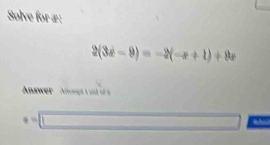 Solve for æ:
x=
Answer Altemgt1 ond of a