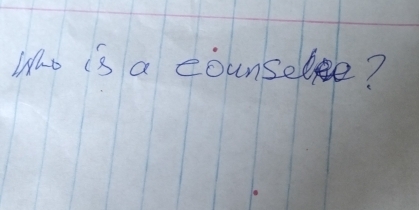 Who is a counsele?