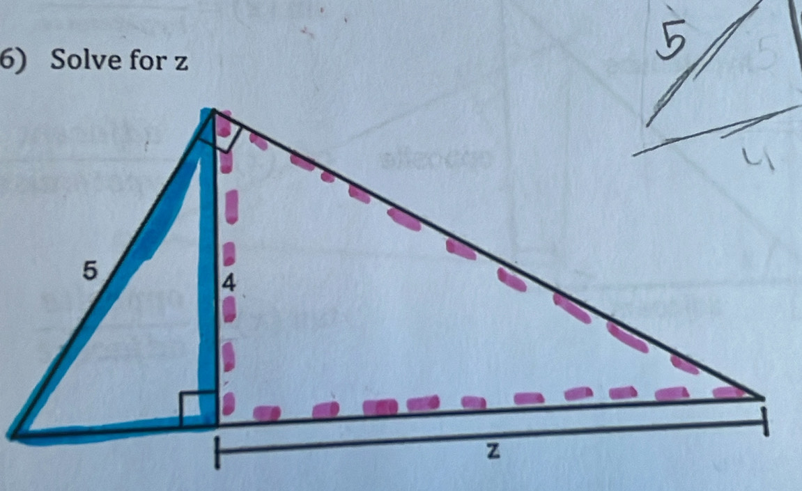 Solve for z