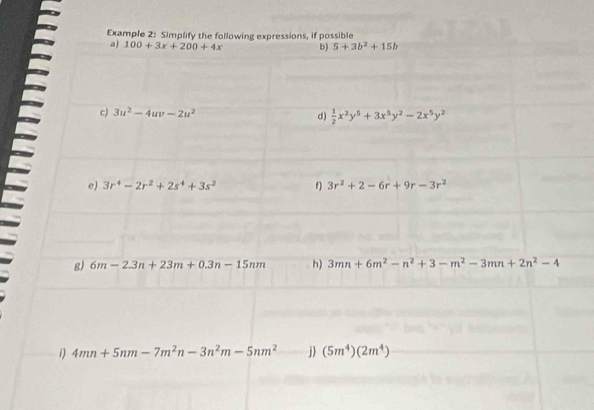 4mn+5nm-7m^2n-3n^2m-5nm^2 j) (5m^4)(2m^4)