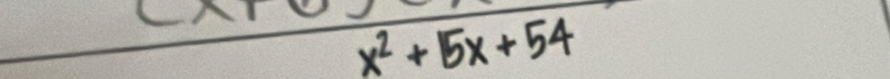 frac x^2+5x+54