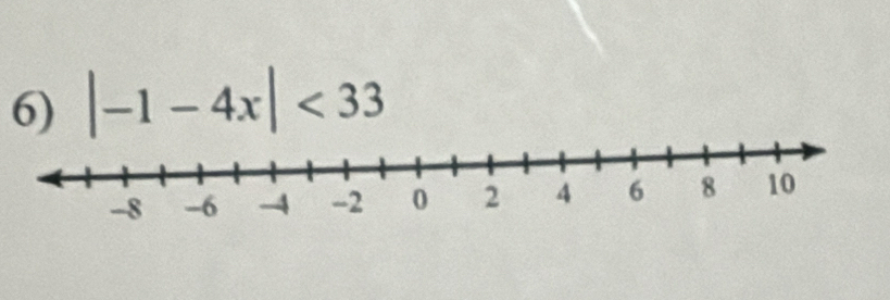 |-1-4x|<33</tex>