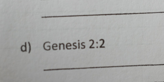 Genesis 2:2
_