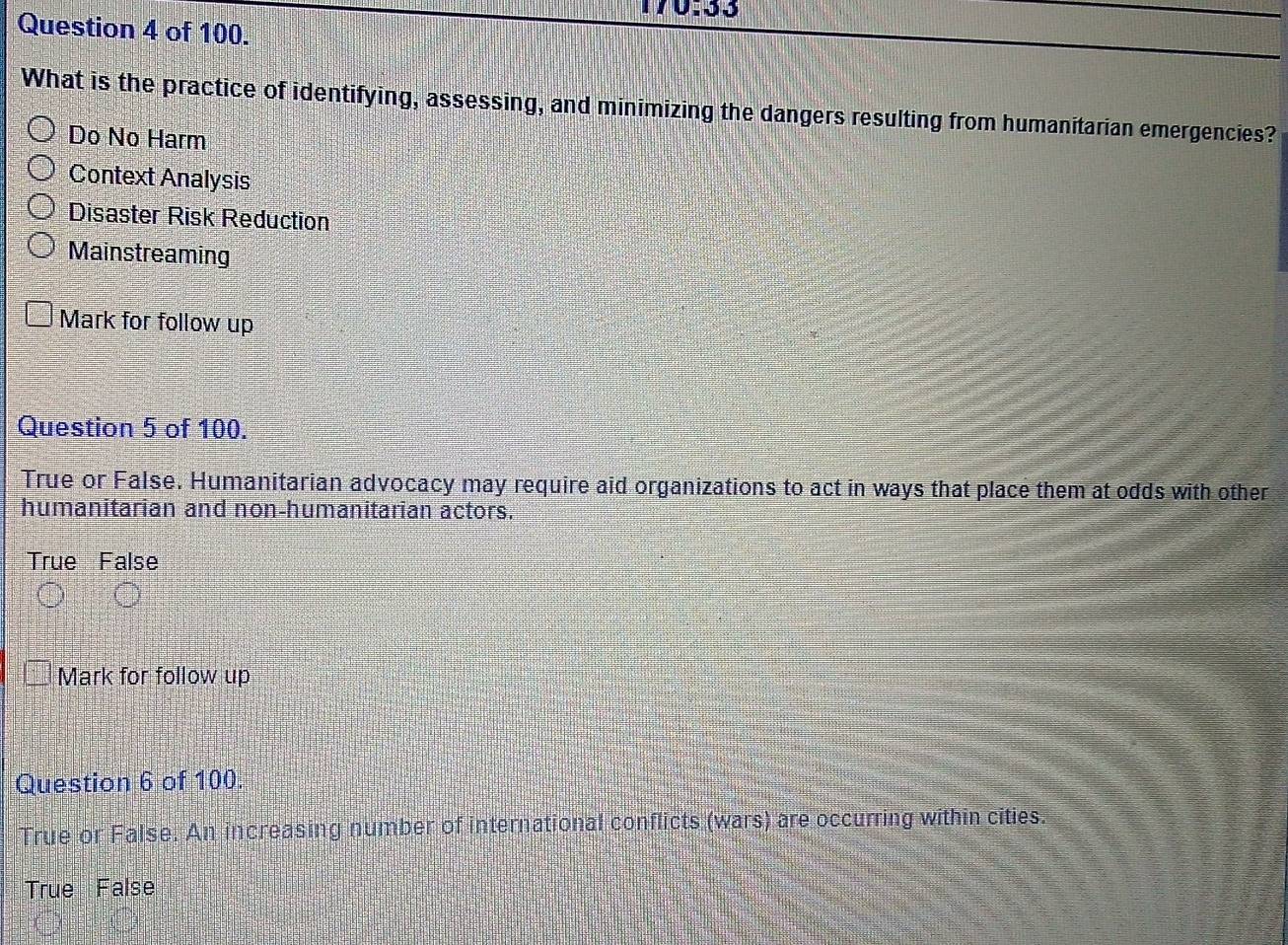 Solved: 170:33 Question 4 of 100. What is the practice of identifying ...