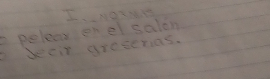 I、NO3618 
peleas er e salon 
edecir groserias.