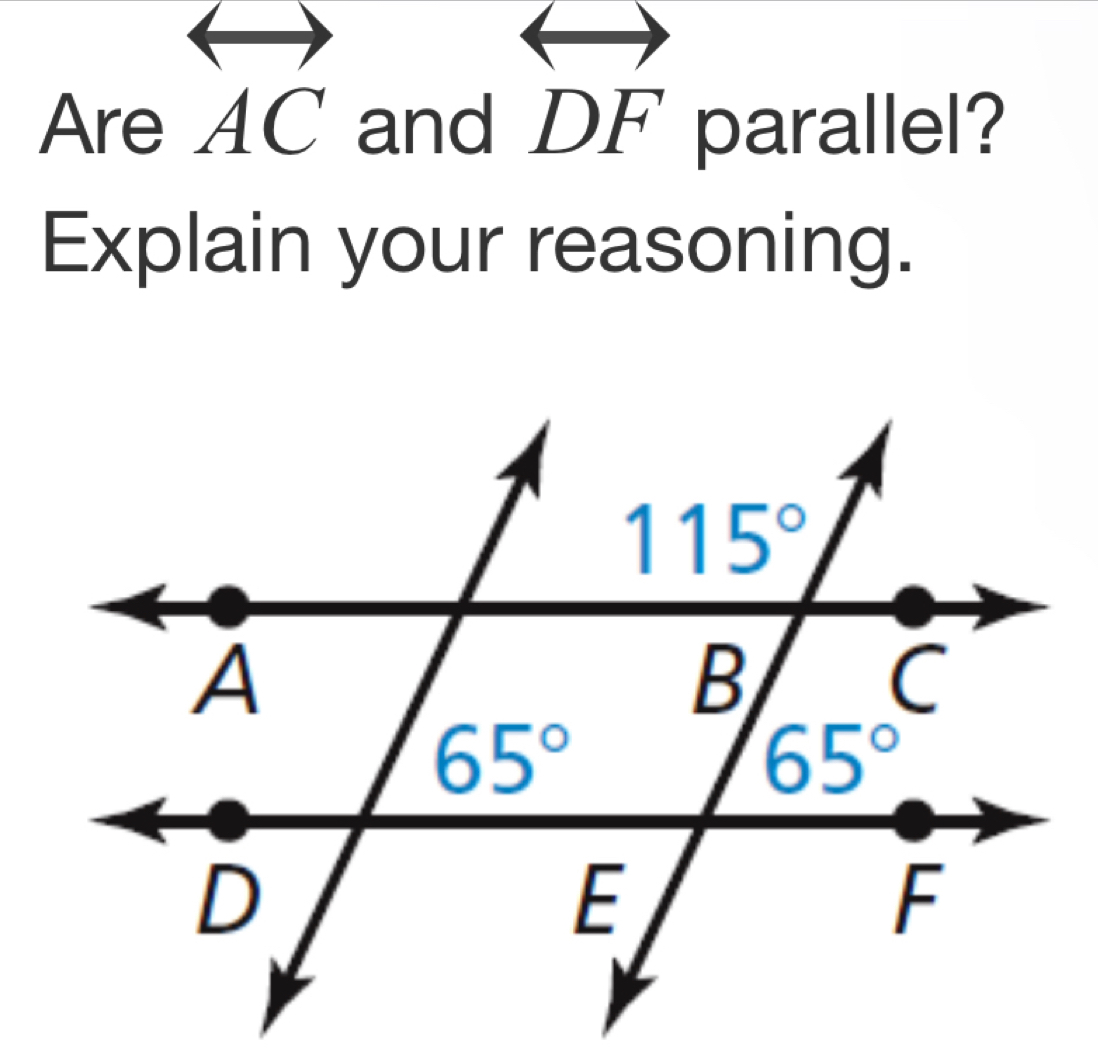 Are AC and 1 F parallel?
Explain your reasoning.