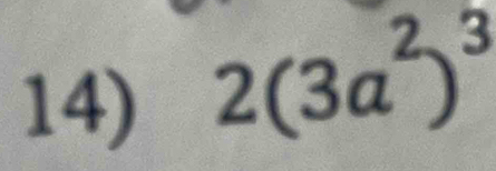 2(3a^2)^3