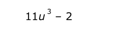 11u^3-2