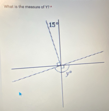 What is the measure of Y? *