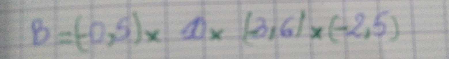 B=(-0,5)* 10* (-2,6)* (-2,5)