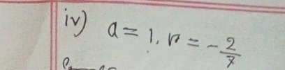 iV 
e a=1, p=- 2/7 