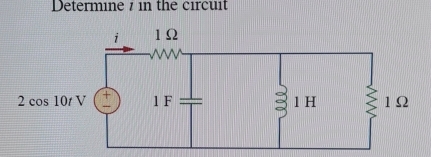 Determine / in the circuit