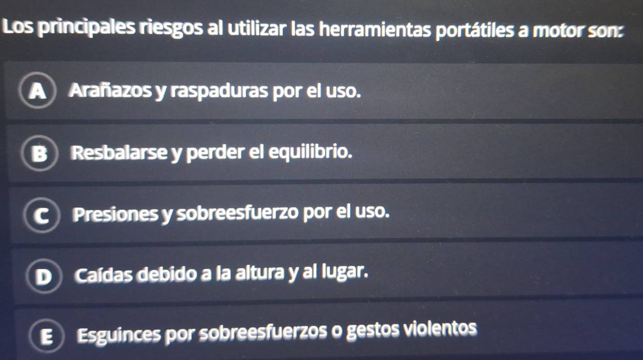 Resuelto:Los principales riesgos al utilizar las herramientas ...