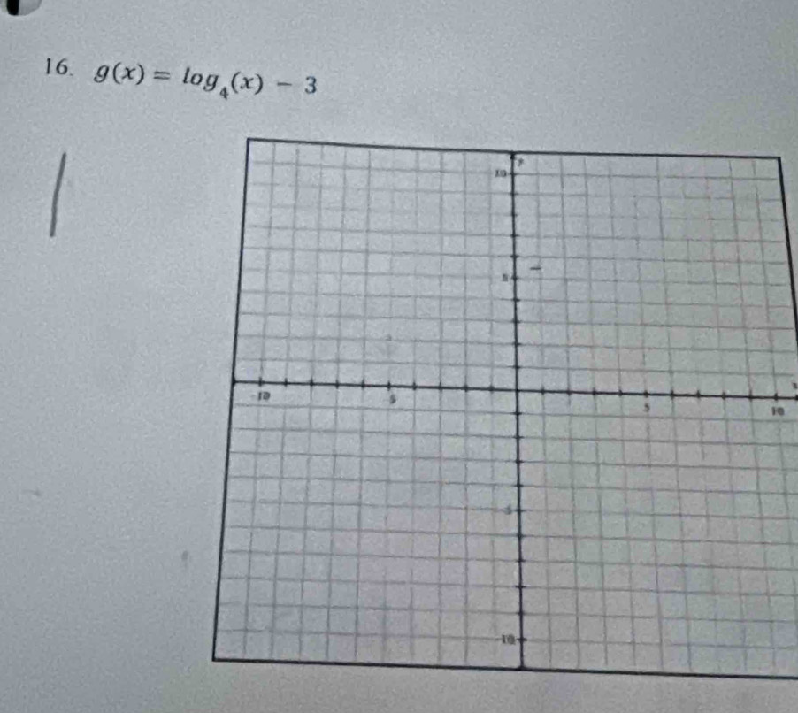 g(x)=log _4(x)-3
10