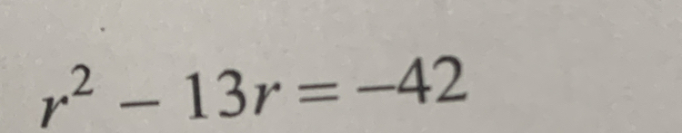 r^2-13r=-42