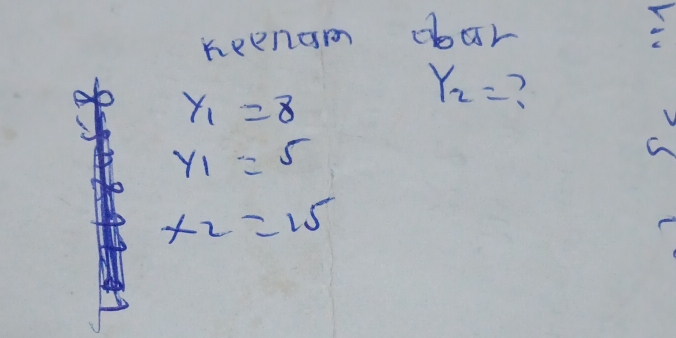 heenom cbor
y_1=8
Y_2=
y_1=5
C
x_2=15