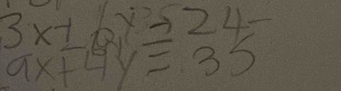 3x± 10x^y
9x+4y=35