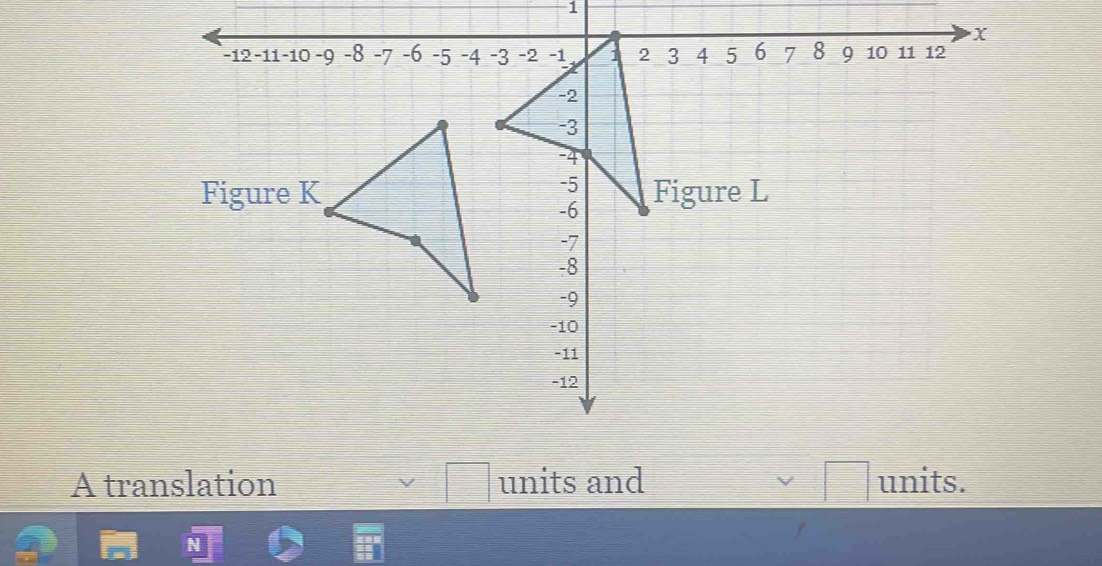 A translation V units and units.