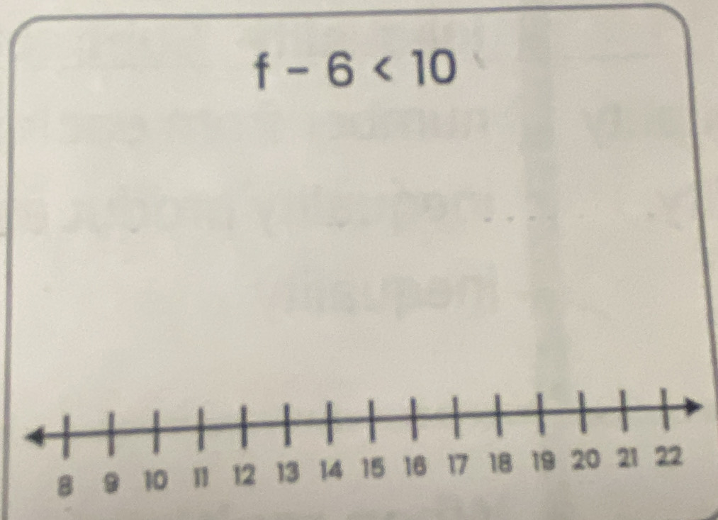 f-6<10</tex>