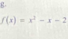 f(x)=x^2-x-2