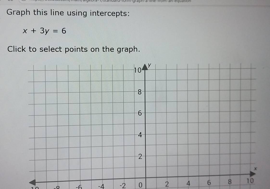 Solved: yalgebra-1ystandard-form-grapn-a-line-from-an-equation Graph ...