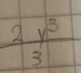  2y^3/3 