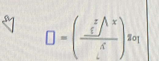 □ =(frac □^xfwedge x□ )z_01