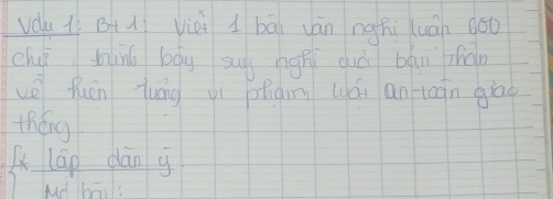 vdu l B Viài l bāi ván nghi luán goo 
chú hung bāg suì nighi duà bān riàn 
vè Ruēn luáng vì pham wái an tegn giāg 
thóng 
láo dān g 
Md bā