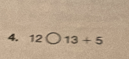 12bigcirc 13+5