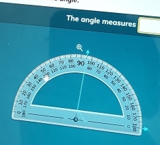 The angle measures