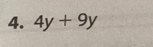 4y+9y