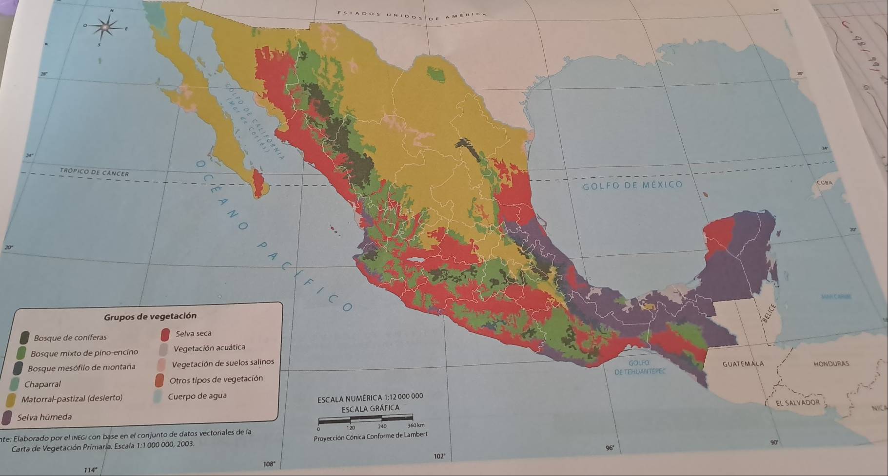 SNIC 
ate: Elaborado por el inEGi con báse en el conjunto de datos vectoriales de la 
Car
102
114°