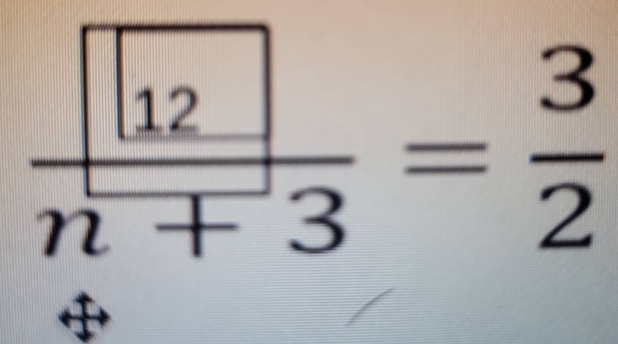 frac  12n=frac 3= 3/2 