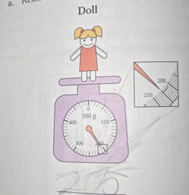 Doll
200
210
0
500 g
400 1C0
300