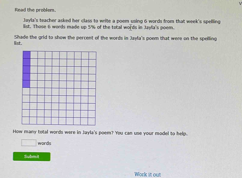 Solved: Read the problem. Jayla's teacher asked her class to write a ...