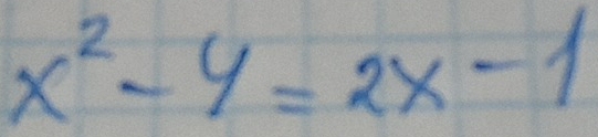 x^2-4=2x-1