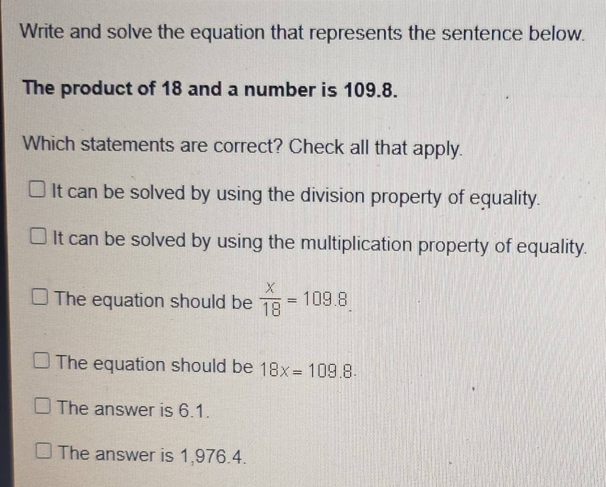 Gelöst:Write and solve the equation that represents the sentence below ...