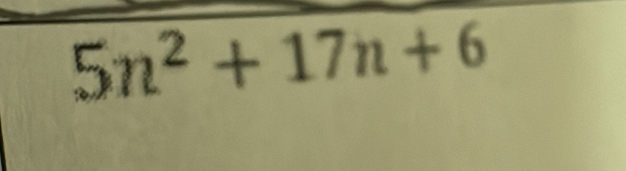 5n^2+17n+6