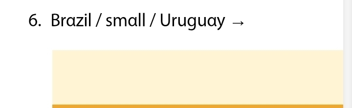 Brazil / small / Uruguay