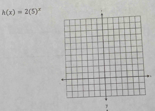 h(x)=2(5)^x
y