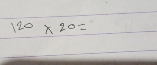 120* 20=